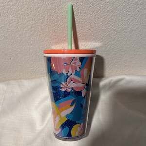 Starbucks Easter Spring 2021 Bunny Glitter Tumbler 16oz with Straw